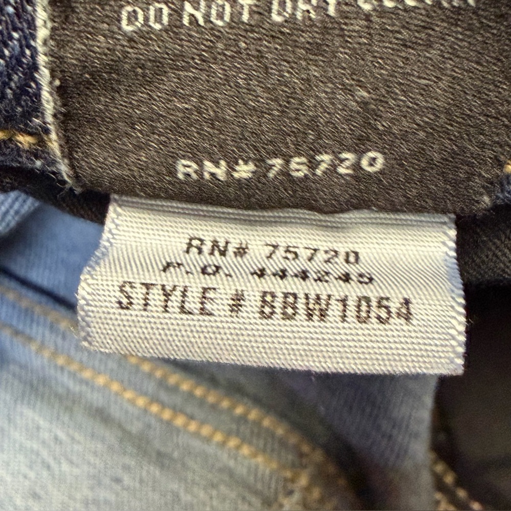 Buckle Black Fit No 75 Bootcut Jeans Womens 26x34 Dark Wash High Rise - Picture 11 of 11